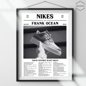 Frank ocean blond poster Nikes