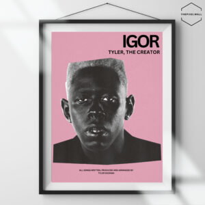 Tyler the creator igor poster, bedroom art prints