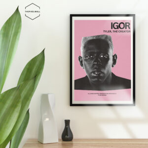 Tyler the creator igor poster, bedroom art prints