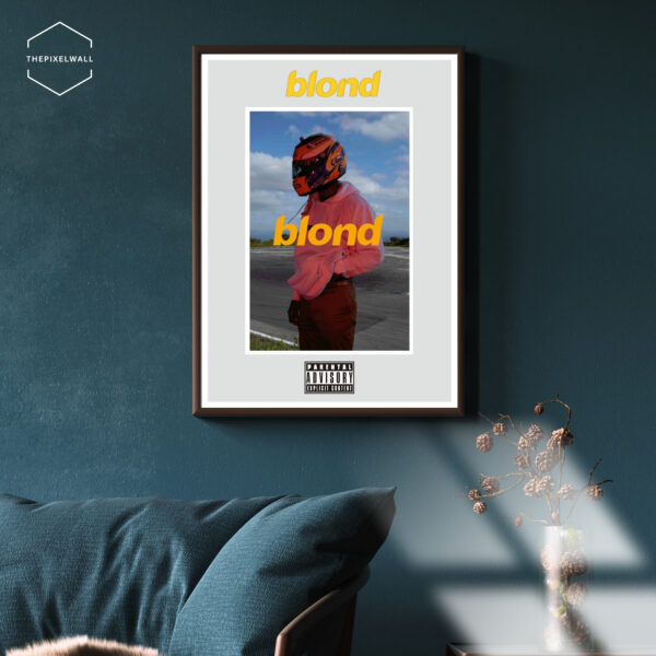 Frankocean poster, Rapper decor, vintage poster music