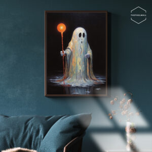 Ghost Holding A Candle