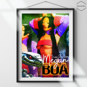 Megan Thee Stallion BOA digital poster art