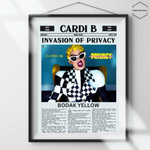 Cardi B album poster art invasion of privacy