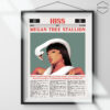 Megan Thee Stallion HISS digital poster art with lyric.