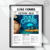 A must-have poster for Luke Combs fans! This vibrant design, featuring the iconic "Fast Car" on Gettin’ Old album, is the perfect keepsake to commemorate an unforgettable experience.