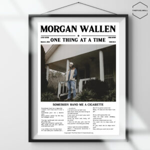 A must-have poster for Morgan Wallen fans! This vibrant design, featuring the iconic 