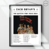 Zach Bryan's "The Quittin' Time Tour 2024" concert dates and venues.