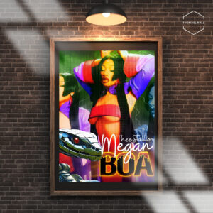 Megan Thee Stallion BOA digital poster art