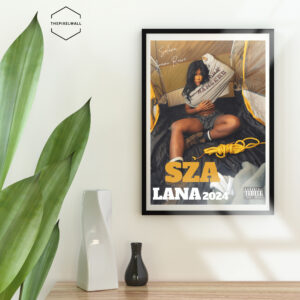 SZA LANA 2024 digital art poster.