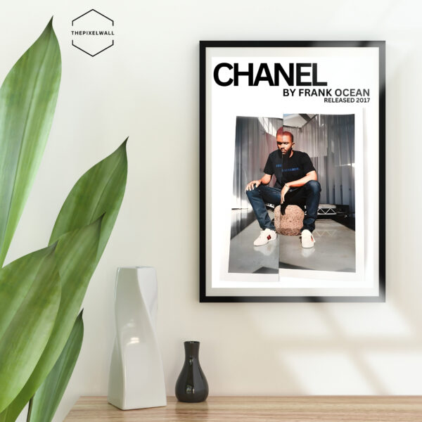 The artist FRANK OCEAN on a photo for his song Chanel, released on 2017