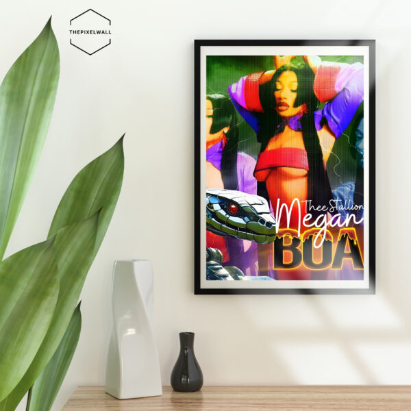 Megan Thee Stallion BOA digital poster art