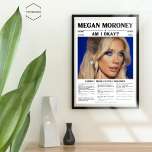 A must-have poster for Megan Moroney fans! This vibrant design, featuring the iconic Megan Moroney, Am I Okay? song, is the perfect keepsake to commemorate an unforgettable experience.