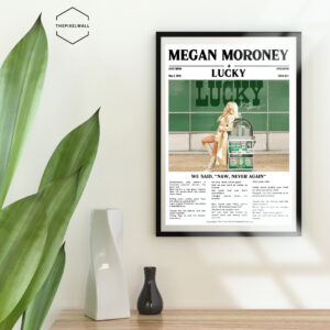 A must-have poster for Megan Moroney fans! This vibrant design, featuring the iconic 