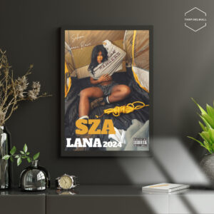 SZA LANA 2024 digital art poster.