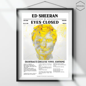 Step back in time with this nostalgic digital art piece inspired by Ed Sheeran's heartfelt ballad, 