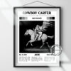 Introducing my latest masterpiece: a stunning piece of art featuring the iconic Beyoncé from her groundbreaking album, Cowboy Carter. This one-of-a-kind creation captures the essence of the album themes and Beyoncé powerful presence.