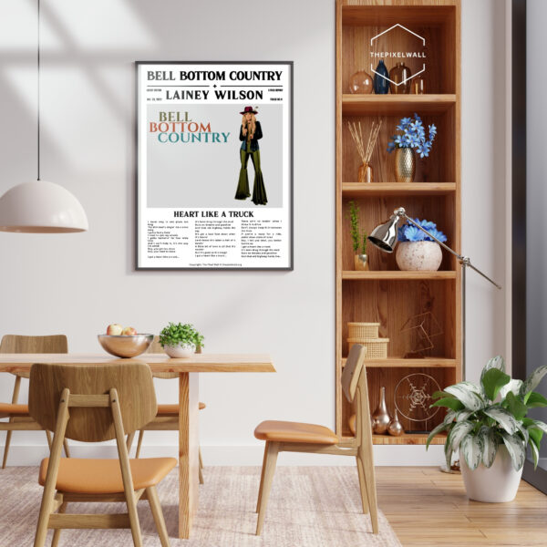 Introducing my latest creation: a newspaper-inspired artwork dedicated to the one and only Lainey Wilson! This piece is a celebration of her music and style, perfect for any fan looking to add a touch of country flair to their home. Grab yours today!