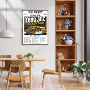 Are you ready to add a piece of iconic Atlanta rap history to your home? Check out my latest digital art featuring the legendary Yung Joc! This vibrant piece captures the essence of his lyrics and style. It's the perfect conversation starter and a must-have for any true fan.