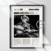 Check out my latest vintage newspaper art featuring the legendary Hank Williams Jr.! This one-of-a-kind piece is a must-have for any fan. I've carefully crafted a unique and visually stunning tribute to the country music icon. Don't miss out on this opportunity to own a piece of music history!