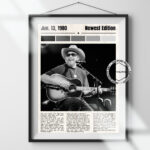 Check out my latest vintage newspaper art featuring the legendary Hank Williams Jr.! This one-of-a-kind piece is a must-have for any fan. I've carefully crafted a unique and visually stunning tribute to the country music icon. Don't miss out on this opportunity to own a piece of music history!