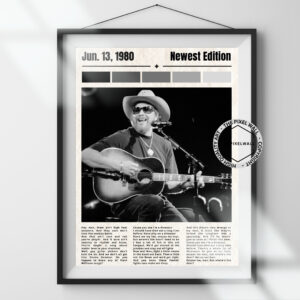 Check out my latest vintage newspaper art featuring the legendary Hank Williams Jr.! This one-of-a-kind piece is a must-have for any fan. I've carefully crafted a unique and visually stunning tribute to the country music icon. Don't miss out on this opportunity to own a piece of music history!