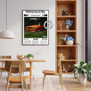 Check out my latest vintage newspaper art piece inspired by Frank Ocean's iconic 'Nostalgia, Ultra'. This one-of-a-kind creation is a must-have for any fan. Don't miss out on this opportunity to own a piece of music history!