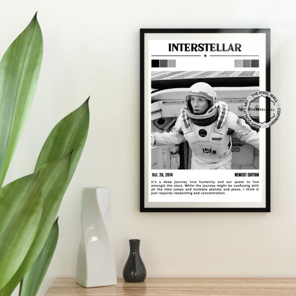 Experience the awe-inspiring beauty of interstellar space with my latest artwork, inspired by the iconic film Interstellar. Don't miss your chance to bring a piece of the cosmos into your home.